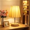 Suright Lampada da Comodino Touch, 3 Livelli di Luminosità, Abat Jour Piccola con Lampadina Inclusa, Lampada da Tavolo per Camera da Letto e Soggiorno