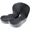 Generico Cuscino sedile monopezzo in memory foam ergonomico con di supporto per schiena integrato - Protezione lombare e delle natiche sollievo da pressione ufficio auto studio viaggio