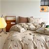 Lanqinglv Copripiumino 200x200 Rosa Cane Teckel Motivo Marrone Set Biancheria da Letto per Bambini con Chiusura Lampo - Biancheria da Letto 2 Piazze Adulto con 2 Federe 65x65 cm