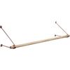 SOTECH Appendiabiti da parete SOTECH 260 x 250 mm oro rosa antico galvanizzato con asta appendiabiti in rovere Ø 30 mm da 800 mm, asta appendiabiti, appendiabiti