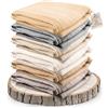 yanopurna Coperta in cashmere - Coperta per divano intrecciata a mano in 100% lana di cashmere - 135 x 270 cm Coperta morbida e accogliente per divano e sedia - Prodotta in Nepal