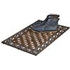 Relaxdays 2X Zerbino Ingresso Casa, Tappetino Rettangolare, in Ghisa Resistente alle Intemperie, Indoor & Outdoor, Bronzo