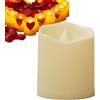 Genérico Candele a batteria, funzionano a pile calde, luci decorative con candele LED finte, lampeggianti, per Natale, matrimoni, San Valentino, feste, proposta di matrimonio esterno giardino cortile veranda