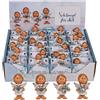 MIK funshopping Set di 24 piccoli angeli custodi in sacchetto, portafortuna celestiali, colori assortiti sul display, adorabili angeli dipinti a mano in formato mini (bianco-argento antico)