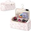 Linpr Custodia da Viaggio Compatibile con Dyson Airwrap e Supersonic Organizer, Porta Asciugacapelli per Arricciacapelli, Accessori e Styler, Borsa a Muro Organizzatrice Portatile (Amore Rosa)