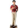 Holyart Statue in resina e PVC: Statua Carlo Acutis rosario e telecamera resina dipinta 13 cm