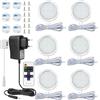 GOMETY Illuminazione LED da Cucina Sottopensile 6 Pezzi, Lampada da Armadio Bianca Calda 3000K 4000K 6000K, Illuminazione per Vetrine per Cucina, Armadi, Cabinet e Guardaroba