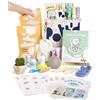 Pott'd Kit di Argilla senza cottura per Principianti. Kit fai da te creativo adulti comprendente argilla senza cottura, attrezzi, colori, pennelli, smalto e istruzioni passo-passo