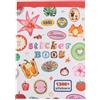 Cosblisvia Accessori per Scrapbook Libro di Sticker per Adulti Sticker Book A5 Libro di Sticker con Oltre 1300 Sticker per Adolescenti Studenti Adulti per journaling Agenda Biglietti Fai da Te