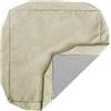 Generico Fodera Per Cuscino Da Esterno Idrorepellente In Tessuto Oxford Copricuscino Di Ricambio Con Cerniera Per Giardino Balcone Divano Pallet Resistente Allo Sbiadimento(Beige,75x75x10cm)