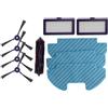Lagomloot Kit di ricambio per robot aspirapolvere Samsung Powerbot-E VR05R5050WK, spazzola laterale, spazzola laterale e panno per la pulizia ad alta efficienza