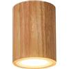 ZDUD Faretti da incasso, faretti da soffitto, plafoniera in legno, lampada da soffitto a LED a montaggio a filo, lampada da soffitto da 3 W, faretti da soffitto for interni(4000k,15cm)