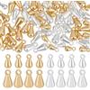 Beebeecraft 80 Pezzi 2 Colori Ciondoli a Goccia 6/8mm Ottone