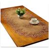 Fhberni Tovaglia in Pizzo Ovale Ricamata, Runner da Tavolo in Pizzo, Tovagliette Ovali, Copertura Ovale, Tovagliolo per Soggiorno, Armadio, Tavolo da Salotto, 50x110cm, Oro