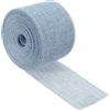 PATIKIL Nastro in tela di iuta, larghezza 5,1 cm, lunghezza 9,9 m, rotolo di carta da pacchi per feste, casa, fai da te, decorazioni, colore: azzurro