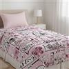 HABITA 33 HOME Piumino letto singolo 175x280 cm - Copriletto, Trapunta singola con stampa digitale - Piumoni singoli versatili e morbidi - Trapunta letto singolo ideale per cameretta Made in Italy (GIRLS)