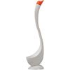 Altsuceser Scopino per WC ventilato con base rimovibile a forma di cigno, set potente per pulire il bagno, bianco