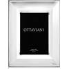 Ottaviani Portafoto fascia larga della Collezione New York in Miro Silver cm 18x24