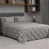 Dorian Home, Trapunta Matrimoniale Invernale Cotone Double Face Trapunta Matrimoniale Invernale 270x270 Made in Italy (Grigio Scozzese, Matrimoniale 260x270)