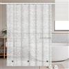 COSORO Tenda da doccia spessa 180 x 180 cm (pietra schiacciata 3D)