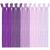 MARARDI [Pack 10] Cerniere Invisibili [Viola] Nylon [22 cm] Chiusure Lampo per Cucito e Artigianato per Stoffa Vestiti Borse per Cucire a Macchina Tessuto di Cotone con Chiusura in Metallo