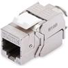 Digitus Keystone Digitus Cat6a Shield/WZ-frei/24 Argento [DN-93615-24]