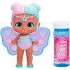 BLOOPIES Magic Bubbles Clodett, Bambola Fatina da Collezione che Spruzza Acqua e Fa Bolle Magiche con le sue Ali, Gioco d'Acqua per Bambini e Bambine