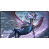 Ultra PRO - Tarkir Dragonstorm Shiko, Paragon of The Way nero cucito Playmat per Magic: The Gathering | Tappetino da tavolo da gioco, accessorio per giochi di carte, tappetino da gioco TCG, tappetino