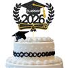 TENGMEIHUIO Cappello di laurea, decorazione per torta di laurea, accessorio per torta celebrativa del 2026, decorazione per festa di laurea, decoratore di cupcake, regalo di laurea