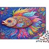 KQJZXNHPGR Pesce Colorato Mondo Sottomarino Puzzle 1000 Pezzi per Adulti Carta Relax Arredo Casa Famiglia 52x38cm/1000pcs