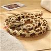 champracer Serpente di peluche realistico, 200 cm, come peluche e decorazione, regalo per bambini (200 cm, marrone macchiato)