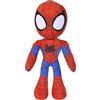 Simba - Disney Plush Marvel Spidey, 6315875810X12, +0 mesi, altezza 25 cm, in morbido tessuro, occhi che brillano al buio