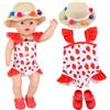Xerteam Costume da bagno per bambole Abbigliamento per bambole