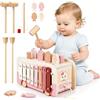 Vanplay Giochi Bambini 1 Anno, Giochi Montessori 1 2 3 Anni Giocattoli Bambino 1 Anno, 7 in 1 Strumenti Musicali Bambini Xilofono Bambini, Giochi Educativi Regali Bambini 1 Anno