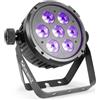 beamZ BT280 Flat Par 7x10W 6in1 DMX IRC