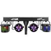 beamZ Partybar12 2x PARstrobe+2 x Derby