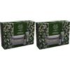 Tesori d'Oriente Set Regalo Uomo, Profumo Aromatico 100 ml e Doccia Shampoo 250 ml, Fragranza Sandalo del Kashmir e Vetiver, Confezione Regalo, Trousse (Confezione da 2)