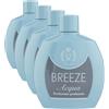 Breeze Deodorante Spray Breeze Acqua Profumata, 100 ml - Freschezza Duratura (Confezione da 4)