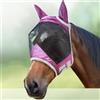 Harrison Howard CareMaster Pro Luminous Maschera anti-mosche per cavallo UV protezione con para orecchie Viola (L; Full Size)