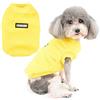 Zunea Maglione per Cani Piccola Taglia Inverno Caldo Cappotto Giubbotti in Pile Morbido Pullover Giacca Maglione Fuzzy Cucciolo Vestiti Freddo Gilet Abbigliamento per Chihuahua Yorkie Gatti Giallo M