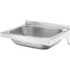 Ristotecno Lavamani acciaio inox a parete cm 40x29x14,5H