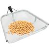 Generisch Colino da giardino per terra, pala per cereali, robusta pala in acciaio inox con manico maneggevole, colino portatile ed ergonomico, strumento di raccolta della pala per setacciare terra, sabbia,
