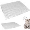 EXIN DECHEN Tappetino Repellente per Gatti, 12 Pezzi, 42 × 34 cm, Plastica | Con Punte, Dissuasore Anti Gatto, Per Sedie, Letti, Mobili, Per Giardini, Fioriere e Prati