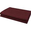 VKZ Copriletto Granfoulard 170×270cm Bordeaux, Telo Copritutto Multiuso per Letto e Divano, Telo Arredo Foulard Copridivano