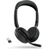 Jabra YOU'RE ON Cuffie Jabra Evolve2 65 Flex USB-A UC Stereo WLC wireless