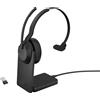 Jabra YOU'RE ON Jabra 25599-899-989 cuffia e auricolare Con cavo e senza cavo A Padiglione Ufficio Bluetooth Base di ricarica Nero