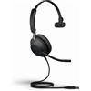 GN Jabra Jabra Evolve2 40 SE UC Mono - Cuffie - on-ear - cablate - USB-A - isolamento del rumore - ottimizzate per le UC