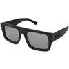Dsquared2 ICON 0008/S 003/T4 | Occhiali da Sole Graduati o Non Graduati | Prova Online | Unisex | Plastica | Rettangolari | Nero | Adrialenti