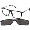 Pierre Cardin P.C. 6286/C 003 | Occhiali da Vista Graduati | Prova Online | Plastica | Quadrati | Nero | Adrialenti