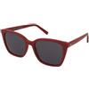 Tommy Hilfiger TH 2226/S LHF/IR | Occhiali da Sole Graduati o Non Graduati | Prova Online | Plastica | Cat Eye, Ovali / Ellittici | Bordeaux | Adrialenti